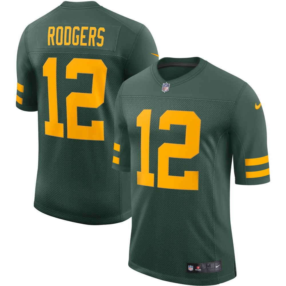 Aaron Rodgers Green Bay Packers Nike Alternate Vapor Limited Player Jersey - Green-Profan Arena